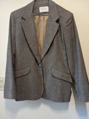 Blue brown Women's Jacket-Wm Jkt 6626-Chest 42