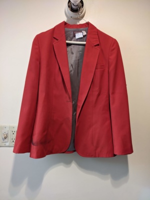 Red Women's Jacket-Wm Jkt 7501-Chest 41