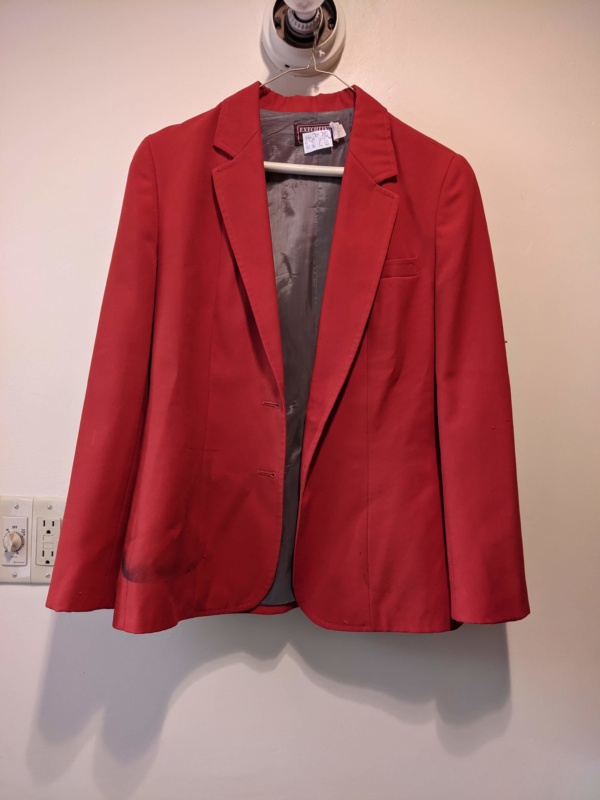 Red Women's Jacket-Wm Jkt 7700-Chest 44