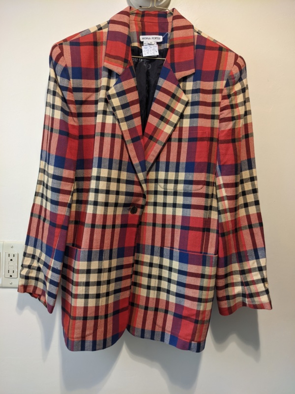 Red orange blue Women's Jacket-Wm Jkt 7775-Chest 44