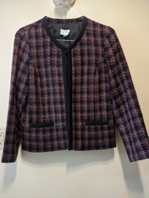 Black pink purple Women's Jacket-Wm Jkt 9825-Chest 48