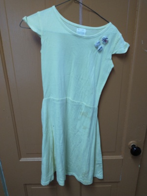 Yellow Children's Dress-Ch Dr 5003-Chest 30
