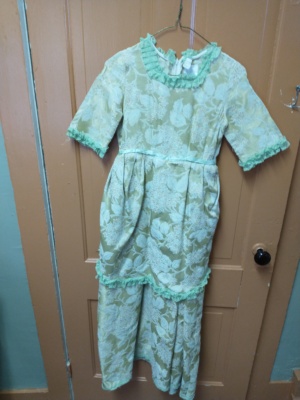 Yellow and green Children's Dress-Ch Dr 5125-Chest 32