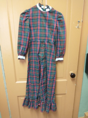 Red and blue and green Children's Dress-Ch Dr 7078-Chest 28