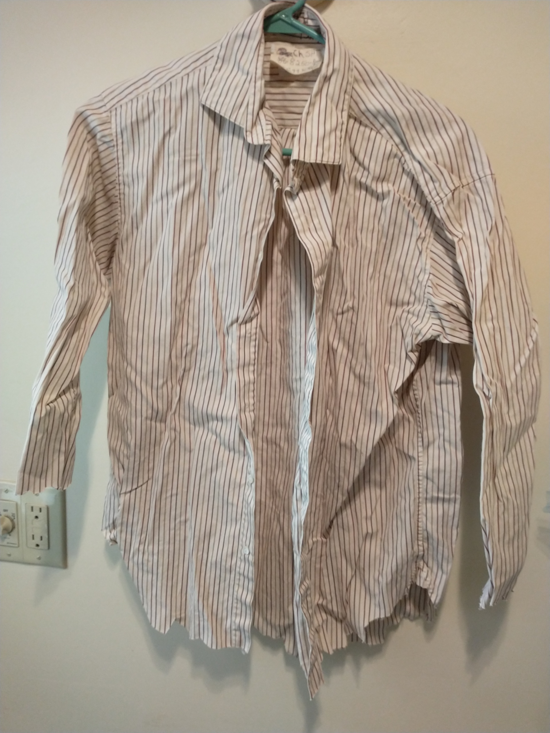 White button down clearance shirt costume