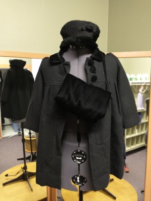 Black Children's Coat-Ch Ct 1200-Chest 28
