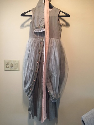 Green pink Children's Dress-Ch Dr 3001-Chest 28