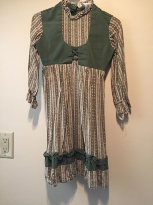 Green pink Children's Dress-Ch Dr 3026-Chest 27