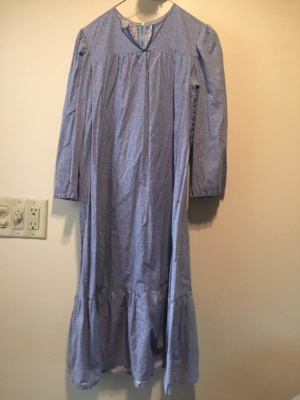 Blue pink white Children's Dress-Ch Dr 4027-Chest 36