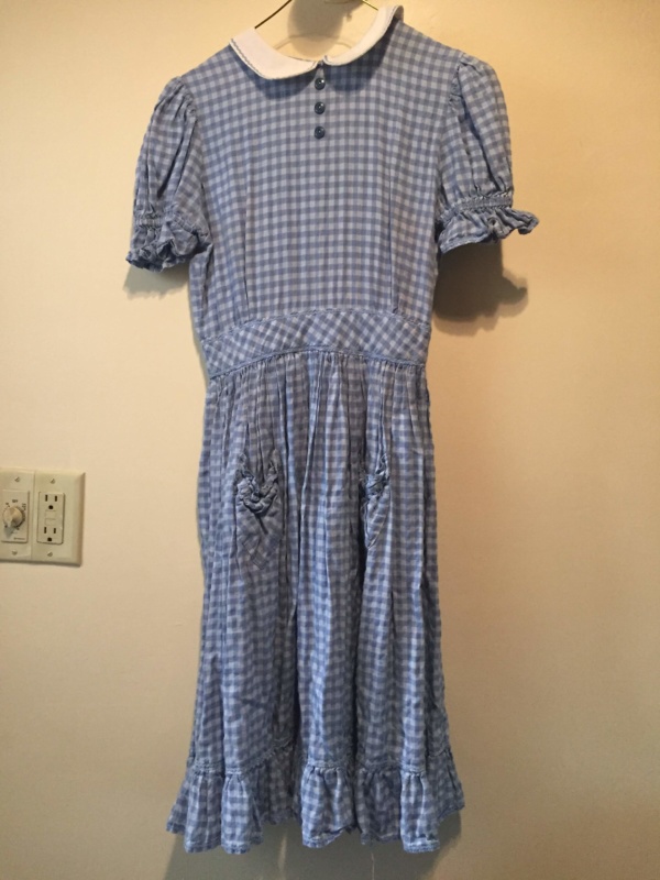 Blue white Children's Dress-Ch Dr 4076-Chest 34