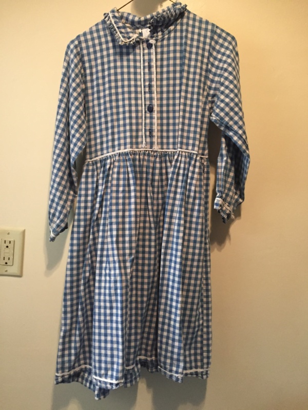 Blue white Children's Dress-Ch Dr 4077-Chest 31