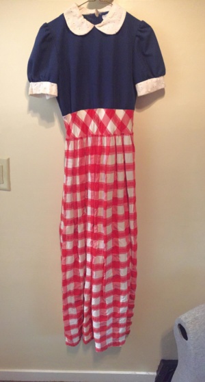 Blue red white Children's Dress-Ch Dr 4081-Chest 36