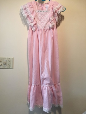 Pink white Children's Dress-Ch Dr 7025-Chest 29