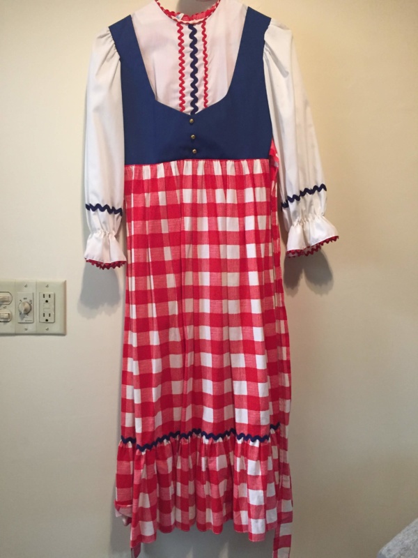 Red white blue Children's Dress-Ch Dr 7076-Chest 30