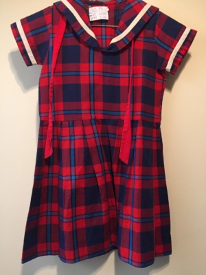 Red white blue Children's Dress-Ch Dr 7077-Chest 29