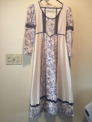 White blue Children's Dress-Ch Dr 8027-Chest 33