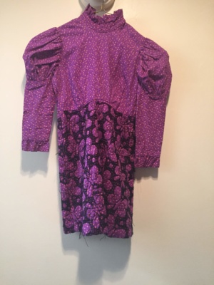 Purple orange Children's Dress-Ch Dr 9026-Chest 27