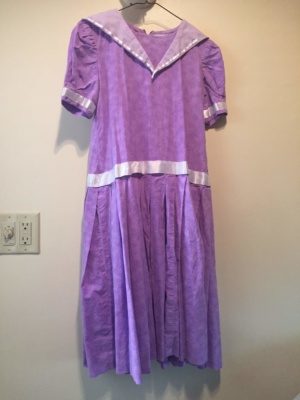 Purple Children's Dress-Ch Dr 9625-Chest 35