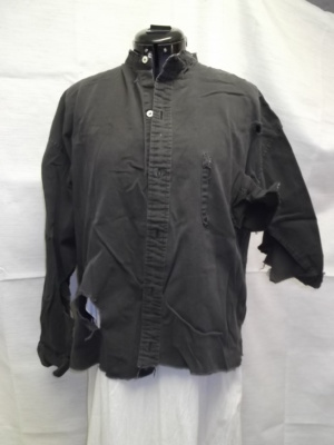Black Children's Shirt-Ch Sh 1800-Ppan-Neck 16