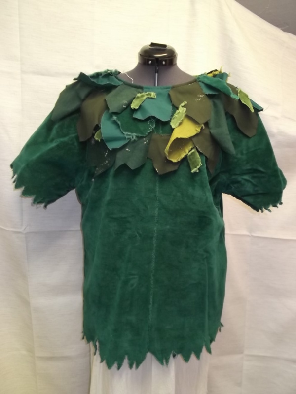 Green Children's Shirt-Ch Sh 3901-Ppan-Neck 46
