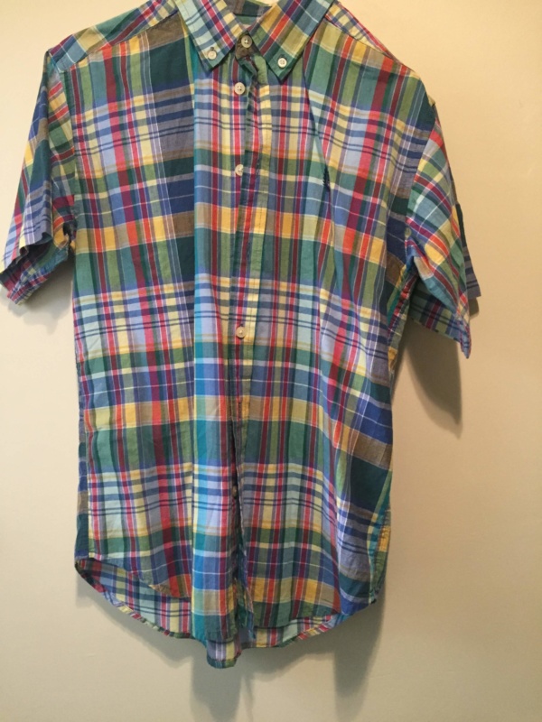 Blue green red yellow Children's Shirt-Ch Sh 4675-Neck 14.5
