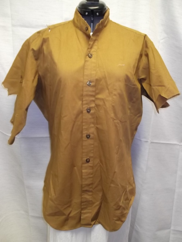Brown Children's Shirt-Ch Sh 6600-Ppan-Neck 14