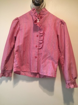 Pink green blue Children's Shirt-Ch Sh 7450-Neck 13
