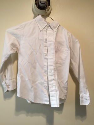 White Children's Shirt-Ch Sh 8300-Neck 12.5
