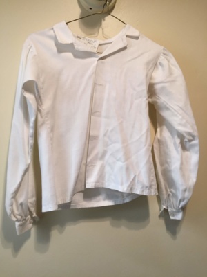 White Children's Shirt-Ch Sh 8403-Neck 14