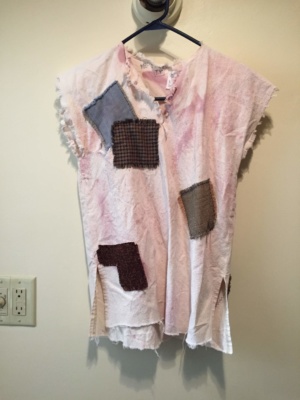 Ivory, brown Children's Shirt-Ch Sh 8806-Neck 20