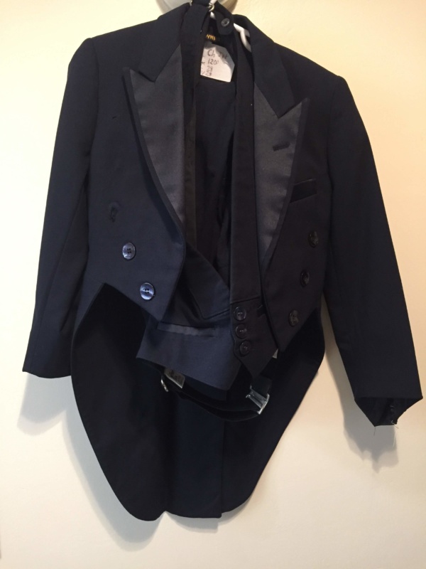 Black Children's Suit-Ch Su 1200-Chest 28