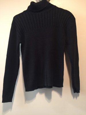 Black Children's Sweater-Ch Sw 1400-Chest 32