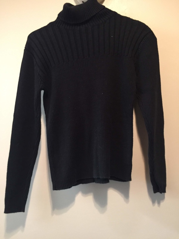 Black Children's Sweater-Ch Sw 1400-Chest 32