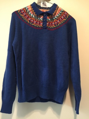 Blue   Children's Sweater-Ch Sw 4700-Chest 38