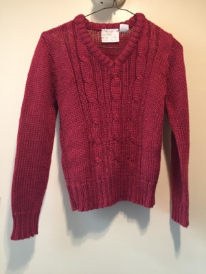 Pink Children's Sweater-Ch Sw 7500-Chest 34