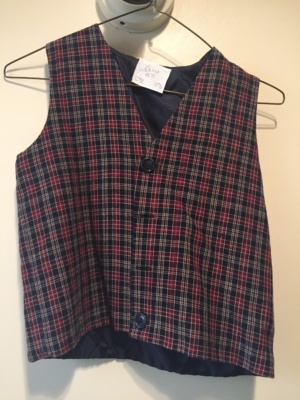 Navy red tan Children's Vest-Ch Vst 4375-Chest 30