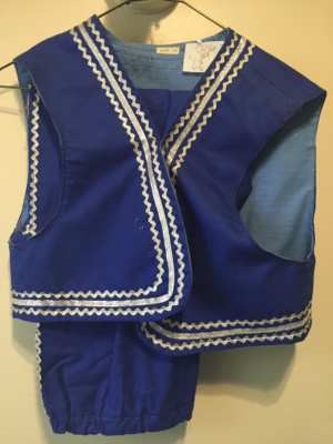 Blue silver Children's Vest-Ch Vst 4600-Chest 36