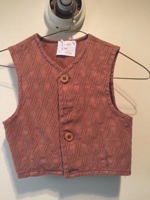 Brown Children's Vest-Ch Vst 6125-Chest 25
