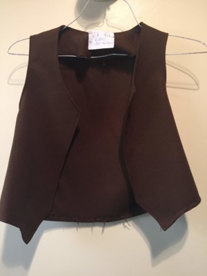Brown Children's Vest-Ch Vst 6300-Chest 30