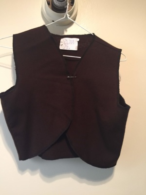 Brown Children's Vest-Ch Vst 6600-Chest 36