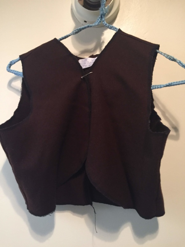 Brown Children's Vest-Ch Vst 6701-Chest 37