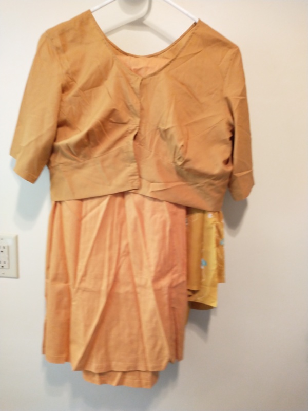 Mustard yellow Ethnic Costume-ETHNIC 5200-Chest 40