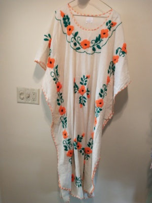 Orange and green Ethnic Costume-ETHNIC 5900-Chest One Size fits all