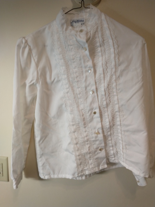 White Period Blouse-Pd Bl 8410-Chest 38