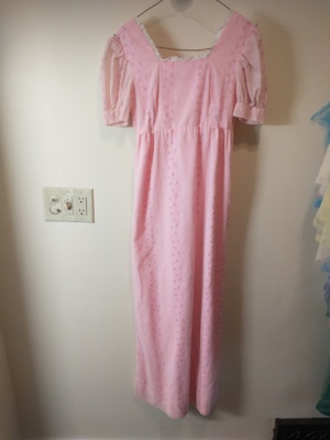 Pink Period Dress-Wm Pd Dr 7125-Bust 32