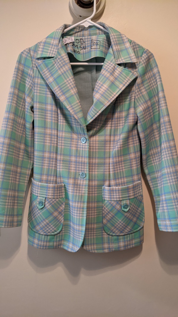 Green blue Women's Suit-Wm Su 3175-Chest 36