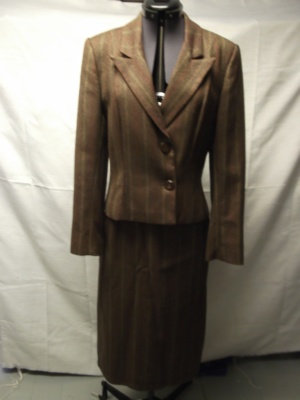 Brown Women's Suit-Wm Su 6001-Chest 34