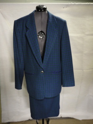 Purple and Green Women's Suit-Wm Su 9250-Chest 44