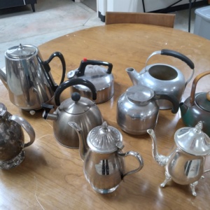 Kettles, tea pots