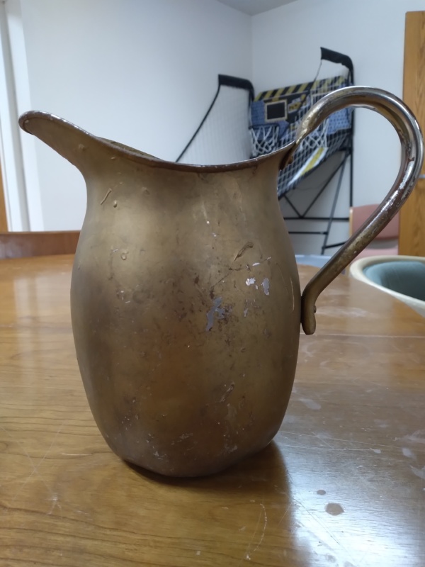 "Bronze" pitcher